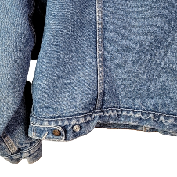 Levi's Type 3 Trucker Vintage USA Heavy Sherpa Lined Jean Jacket Coat 46R - Picture 11 of 16